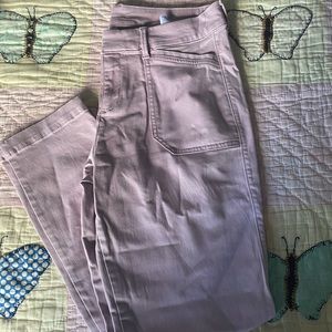 Lavender pixie style ankle old navy pants